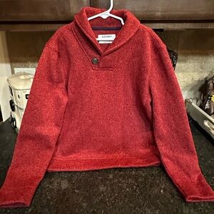 Old Navy Kid’s Cowl Neck Red Sweater
